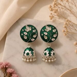 Green Jhumka