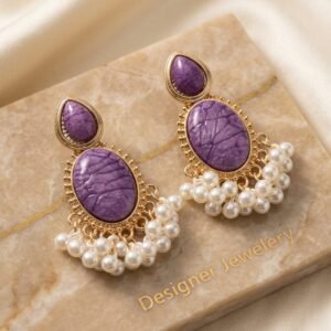 Purple Western  Jhumka